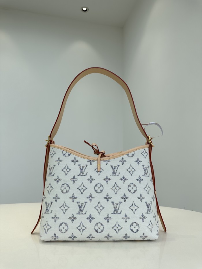 NIGO Louis Vuitton CarryAll Neverfull Nautical PM Embossed White Light Brown Coated Canvas Shoulder Crossbody Tote Bag Bags #nigo99684