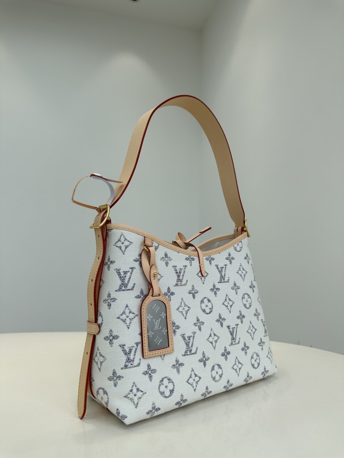 NIGO Louis Vuitton CarryAll Neverfull Nautical PM Embossed White Light Brown Coated Canvas Shoulder Crossbody Tote Bag Bags #nigo99684