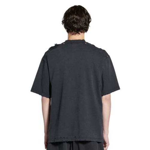NIGO Balenciaga Men's Spring/summer Statue Of Liberty Solid Color Retro Loose Casual Plain Knitted Large Silhouette Short Sleeved T-shirt Ngvp #nigo8352