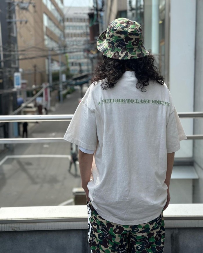 NIGO Saint Michael Men's Summer Printed Half High Neck Pullover Straight Short Sleeve Drop Sleeve T-Shirt Ngvp #nigo8367