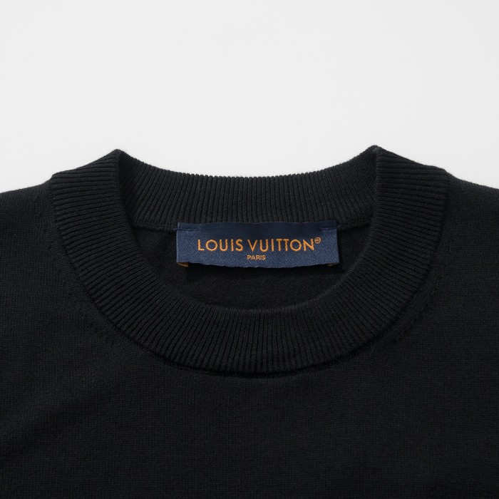 NIGO Louis Vuitton Men's Summer Beaded Letter Embellished Round Neck Cotton Short Sleeve T-Shirt #nigo99716