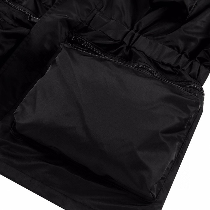 NIGO Prada Men's Spring and Fall Black Nylon Multi-Pocket Zipper Long Sleeve Jacket #nigo99721