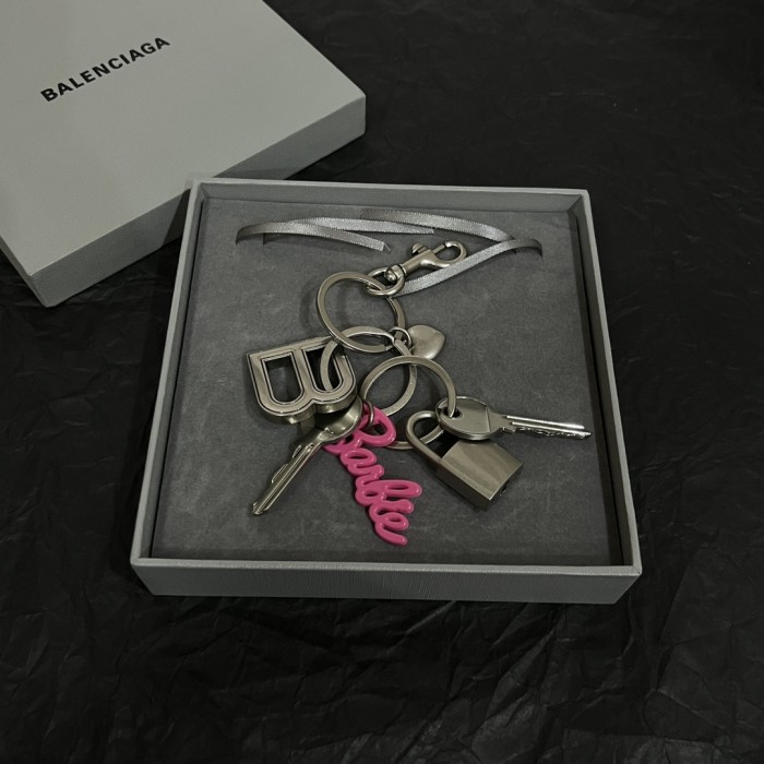 NIGO Balenciaga  Metal Keychain Fashion High Street Letter Chain Bag Hanging Decoration Accessories #nigo99575