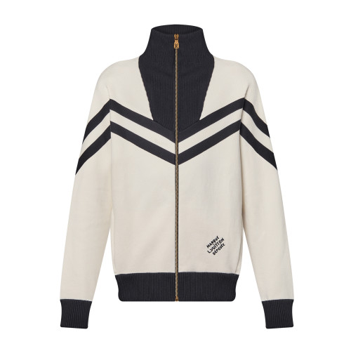 NIGO Louis Vuitton Men's Spring and Autumn Striped Letter Standing Collar Zipper Cotton Long Sleeve Jacket #nigo99767