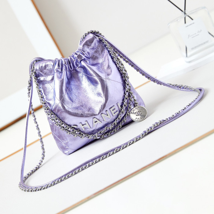 NIGO Chanel Women's Illusion Color Diamond Texture Chain Trash Bag Shoulder Crossbody Bag Bags #nigo99761