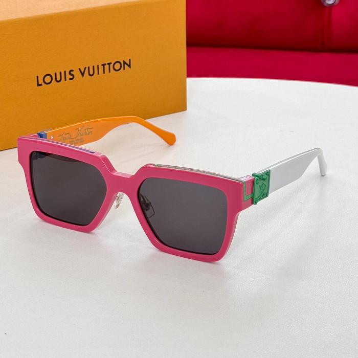 NIGO Louis Vuitton 1.1 MILLIONAIRES Men's Monogram Logo Decorative Acetate Irregular Shape Sunglasses Eyeglasses Glasses #nigo99773