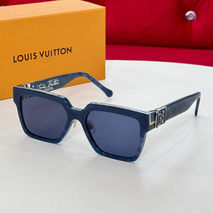 NIGO Louis Vuitton 1.1 MILLIONAIRES Men's Monogram Logo Decorative Acetate Irregular Shape Sunglasses Eyeglasses Glasses #nigo99773