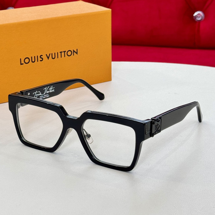 NIGO Louis Vuitton 1.1 MILLIONAIRES Men's Monogram Logo Decorative Acetate Irregular Shape Sunglasses Eyeglasses Glasses #nigo99773