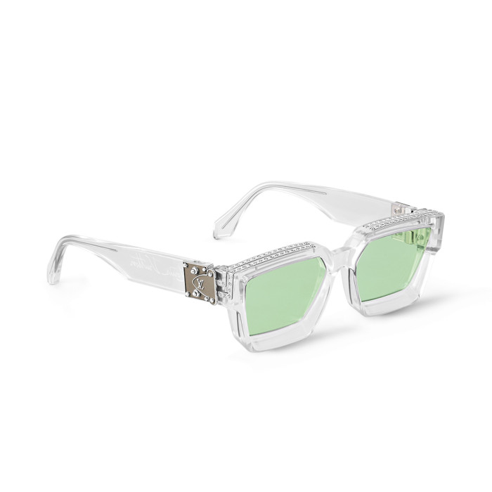 NIGO Louis Vuitton 1.1 MILLIONAIRES Men's Monogram Logo Decorative Acetate Irregular Shape Sunglasses Eyeglasses Glasses #nigo99773