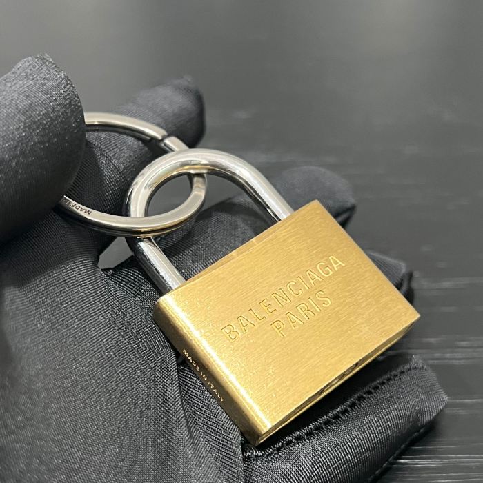 NIGO Balenciaga Metal Keychain Fashion High Street Letter Chain Bag Hanging Decoration Accessories #nigo99597