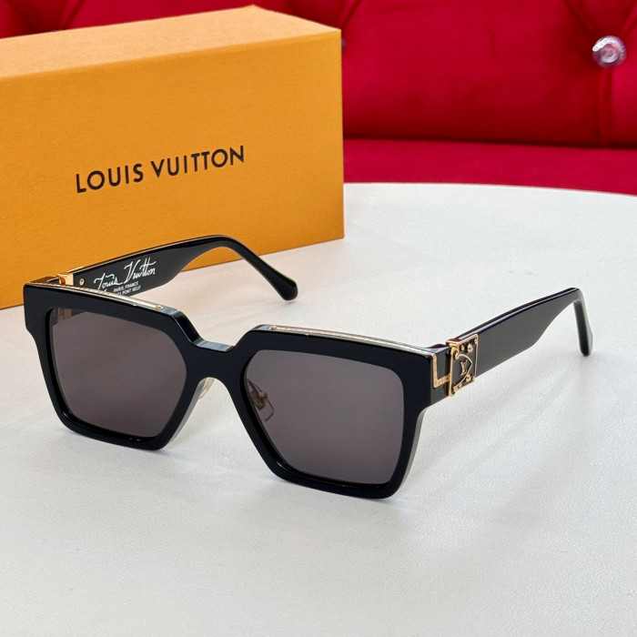 NIGO Louis Vuitton 1.1 MILLIONAIRES Men's Monogram Logo Decorative Acetate Irregular Shape Sunglasses Eyeglasses Glasses #nigo99773