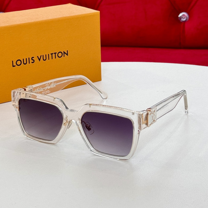 NIGO Louis Vuitton 1.1 MILLIONAIRES Men's Monogram Logo Decorative Acetate Irregular Shape Sunglasses Eyeglasses Glasses #nigo99773