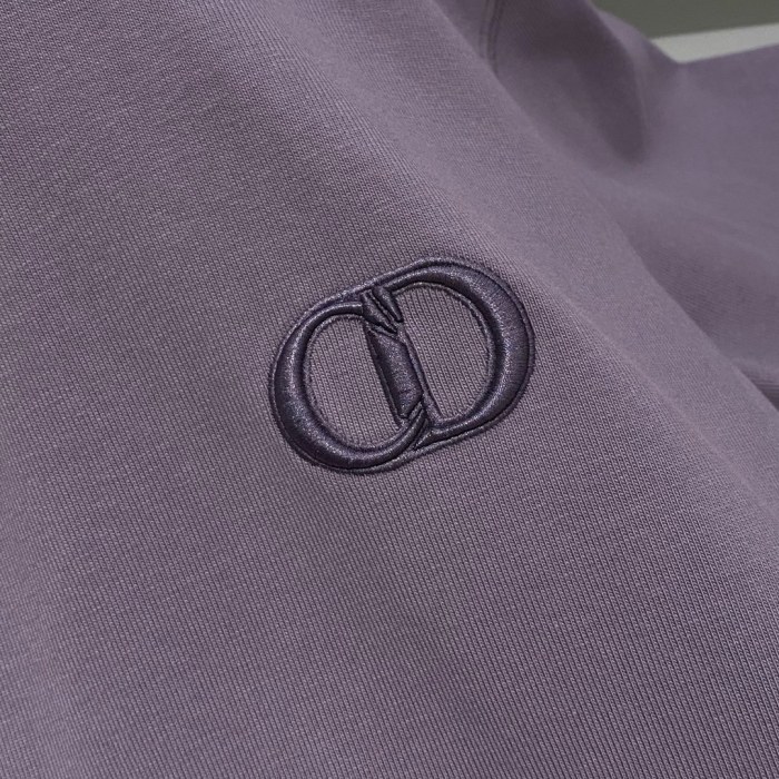 NIGO Dior Men's Summer Solid Color Embroidered Logo Round Neck Cotton Short Sleeve T-Shirt #nigo99796