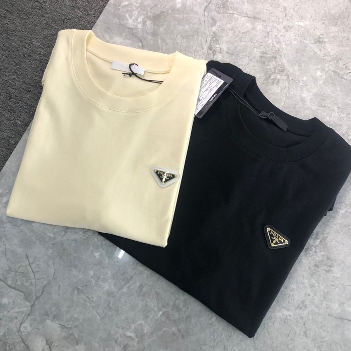 NIGO Prada Men's Summer White Cotton Round Neck Regular Fit Short Sleeve T-Shirt #nigo99812