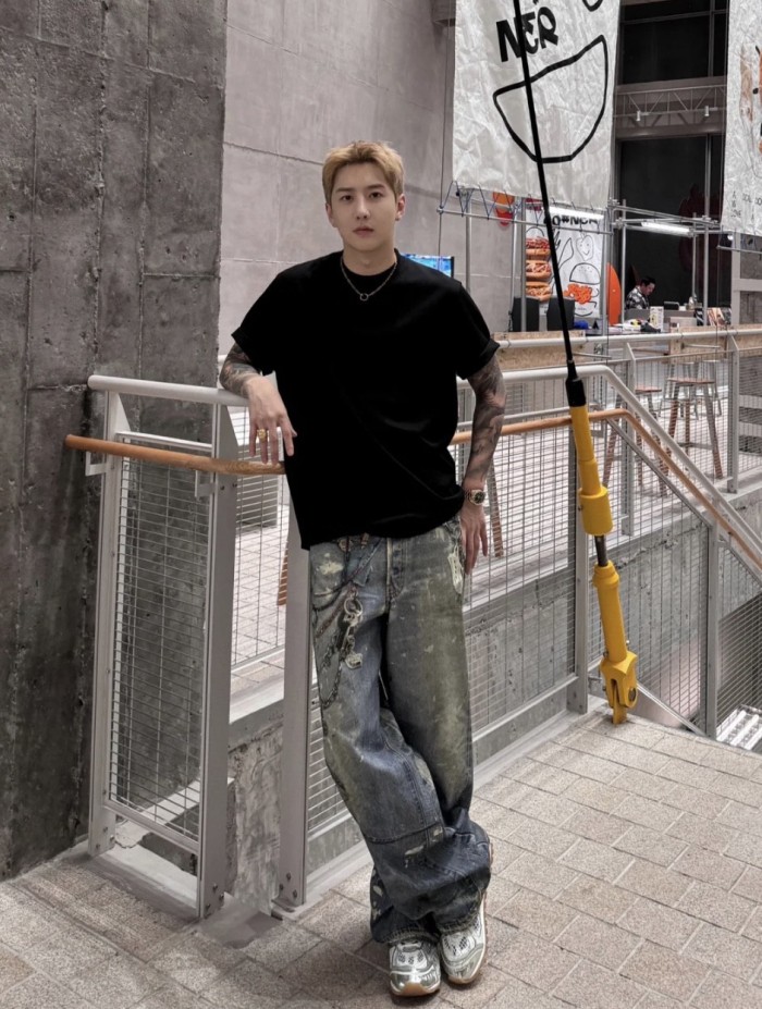 NIGO Acne Studios Men's And Women's 3DPrinted Pattern Loose Low Waisted Casual Wide Leg Solid Color Denim Pants Ngvp #nigo8513