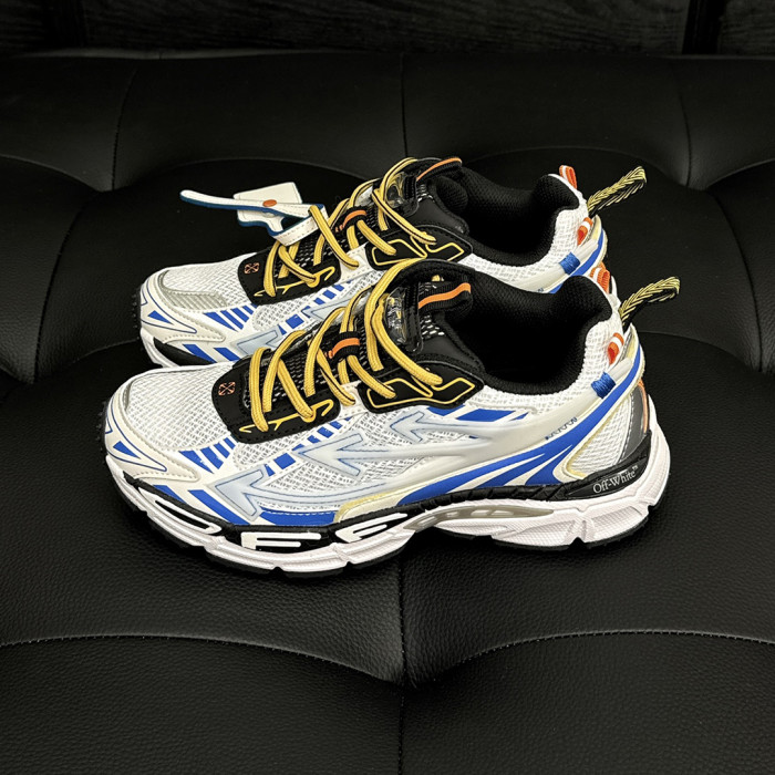 NIGO OFF-WHITE Men's And Women's Four Season Retro High Street Casual Mesh Color Patchwork Lace Up Sports Shoes  #nigo71275