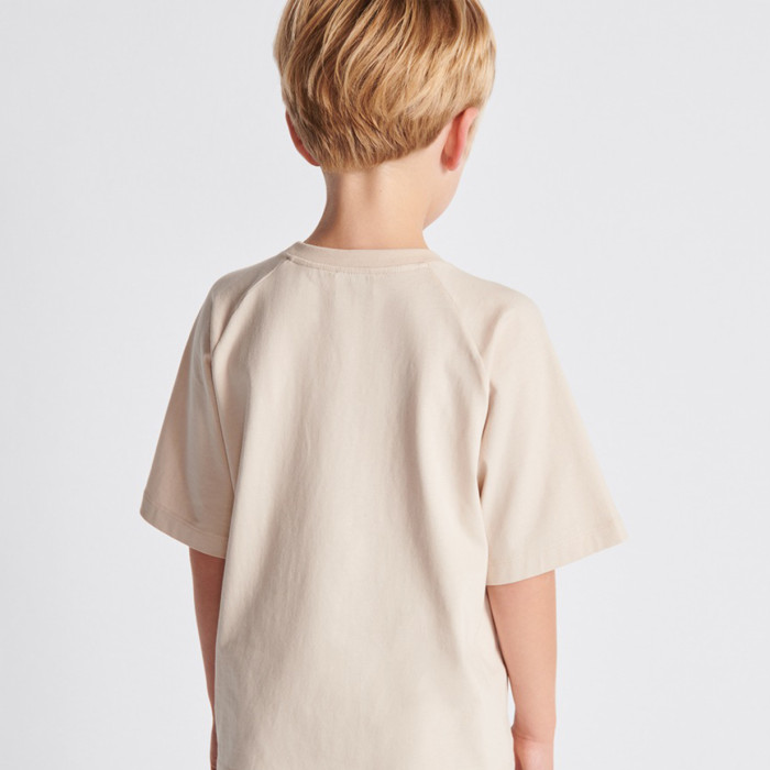 NIGO Dior Kid's Summer Solid Color Cotton Round Neck Logo Printed Short Sleeve T-Shirt Casual Elastic Shorts Set #nigo31298