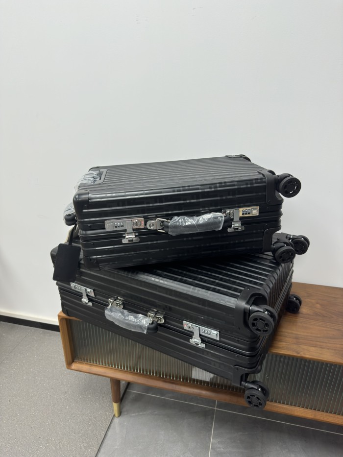 NIGO Fendi Men's and Women's Black Checked Case Trolley Luggage Box #nigo99896