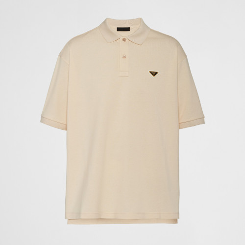 NIGO Prada Men's Summer Solid Color Metal Logo Cotton Polo Shirt Short Sleeve T-Shirt #nigo99913