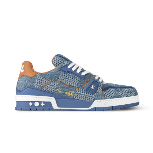 NIGO Louis Vuitton Men's And Women's Low Top Casual Sports Shoes Color blocking Fashion Trend Print Logo Sports Shoes #nigo99928