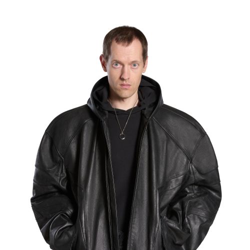 NIGO Balenciaga Men's Women's Autumn And Winter High Street Solid Color Cowhide Zipper Long Sleeve Loose BIKER Hooded Jacket Ngvp #nigo8578