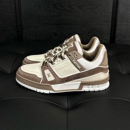 NIGO Louis Vuitton Men's And Women's Low Top Casual Sports Shoes Color blocking Fashion Trend Print Logo Sports Shoes #nigo99921