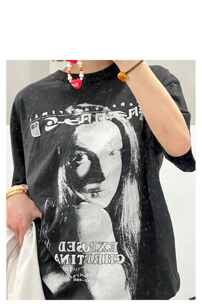 NIGO Enfants Riches Deprimes Men's Summer Washed Pattern Letter Print Round Neck Cotton Fitted Short Sleeve T-Shirt Ngvp #nigo8586