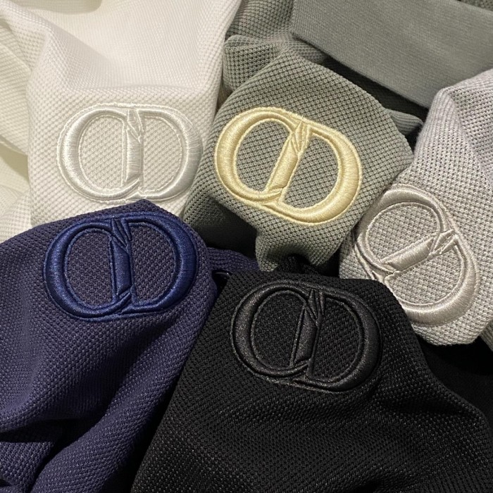 NIGO Dior Men's Summer Solid Color Logo Letter Embroidered Polo Shirt Short Sleeve T-Shirt #nigo99929