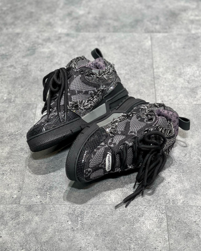 Louis Vuitton NIGO Low-Top Mesh Casual Sneakers Shoes #nigo96139