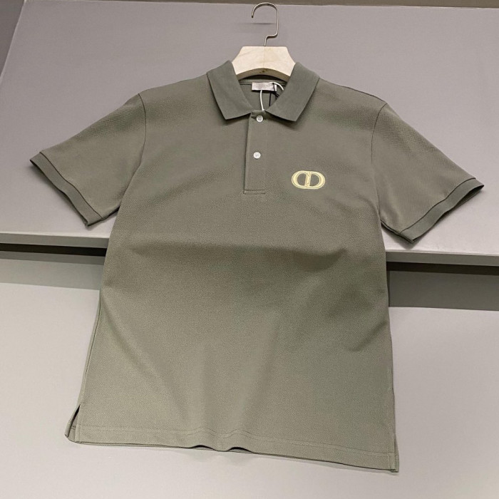 NIGO Dior Men's Summer Solid Color Logo Letter Embroidered Polo Shirt Short Sleeve T-Shirt #nigo99929