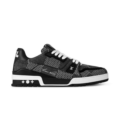 NIGO Louis Vuitton Men's And Women's Low Top Casual Sports Shoes Color blocking Fashion Trend Print Logo Sports Shoes #nigo99928