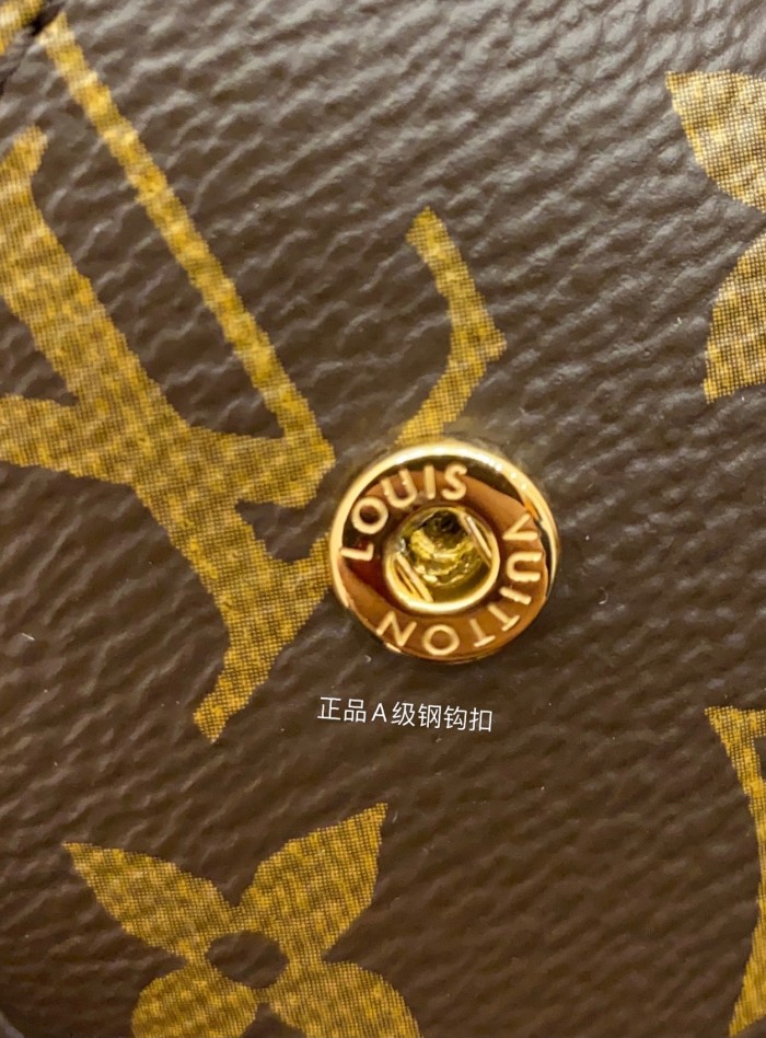 NIGO Louis Vuitton Men's and Women's Brown Old Flower Full Print Adjustable Removable Shoulder Strap Coated Canvas Spell Cowhide Camera Bag Shoulder Crossbody Bags #nigo99932
