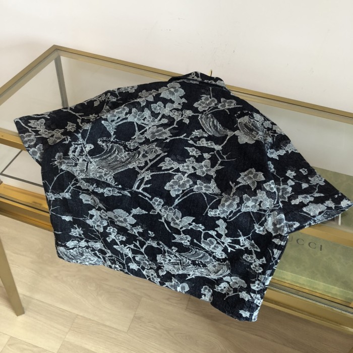 NIGO Louis Vuitton Men's Summer Botanical Print Full Print Lapel Single Breasted Short Sleeve Shirt Button Down Shorts Suit Set #nigo99966
