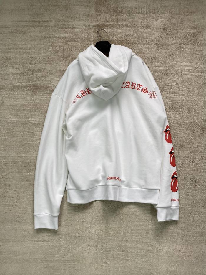 NIGO Chrome NIGO Chrome Hearts Men's Spring and Autumn Logo Printed Long Sleeve Hooded Sweatshirt Pullover #nigo99977