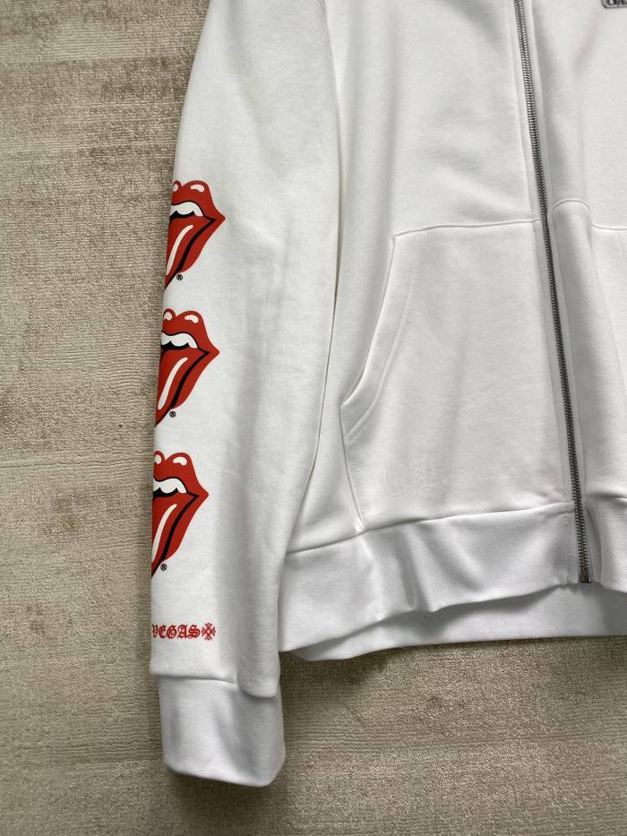 NIGO Chrome Hearts NIGO Chrome Hearts Men's Spring and Fall Logo Printed Zipper Long Sleeve Hooded Jacket #nigo99978