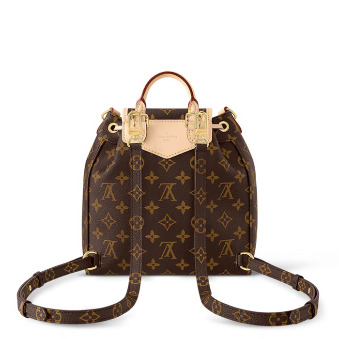 NIGO Louis Vuitton Logo Chain Backpack With Multiple Pockets Fashionable And Casual Leather Bag  Bags #nigo71292