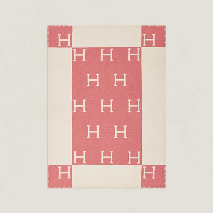 NIGO Hermes Baby Blanket Color Blocking Logo Cozy Fashion Wool Blanket #nigo71315