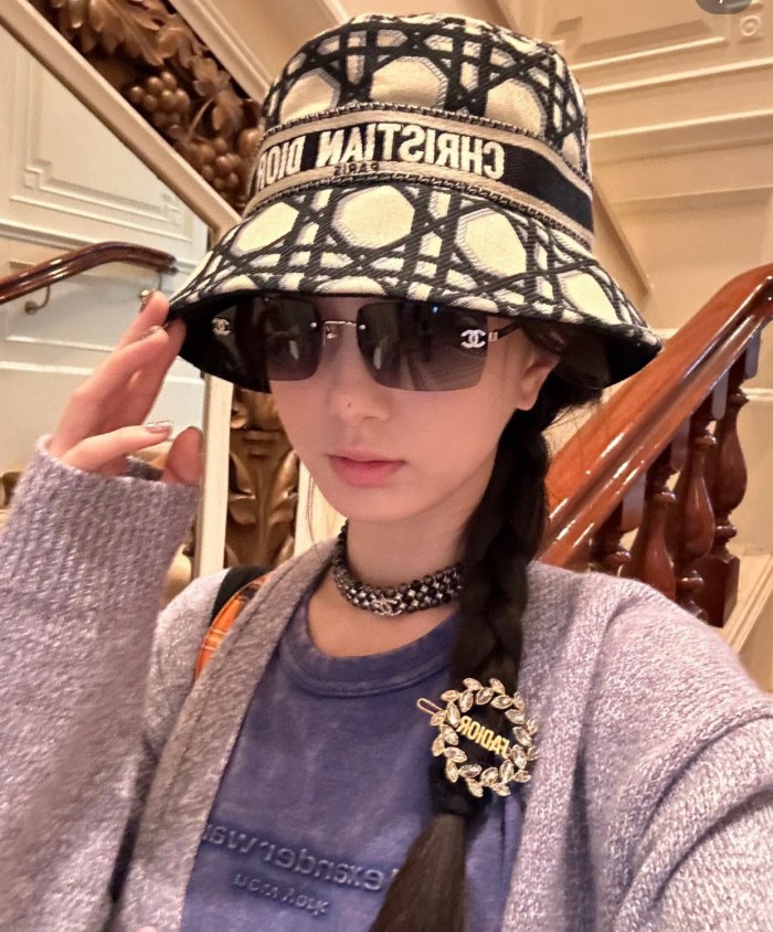 NIGO Dior Women's Embroidered Monogrammed Logo Cotton Fisherman's Cap Hat #nigo72152