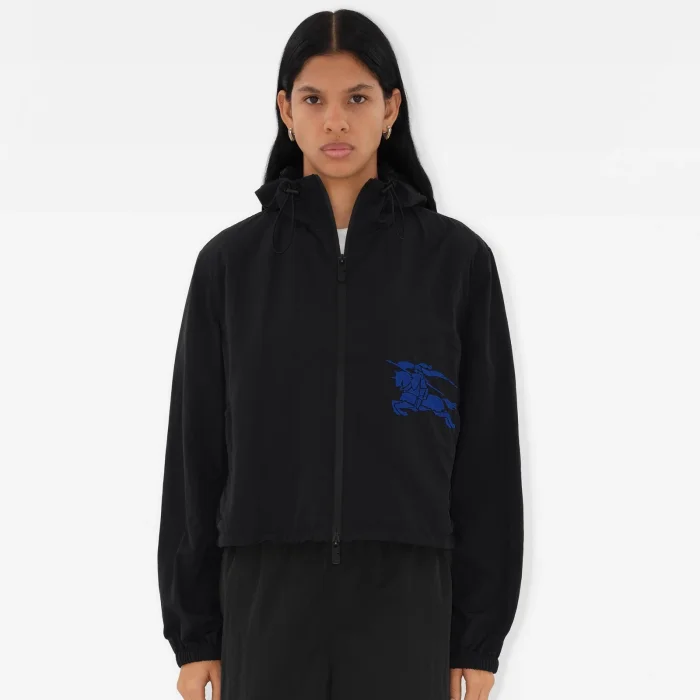 NIGO Burberry  Women‘s Spring and Autumn Solid Color Logo Printed Hooded Zipper Long Sleeve Jacket #nigo72151