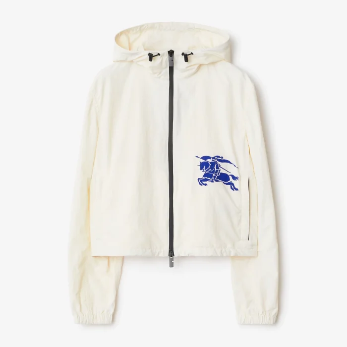 NIGO Burberry  Women‘s Spring and Autumn Solid Color Logo Printed Hooded Zipper Long Sleeve Jacket #nigo72151