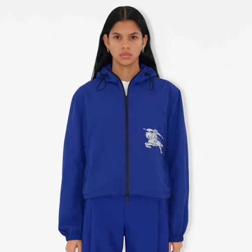 NIGO Burberry  Women‘s Spring and Autumn Solid Color Logo Printed Hooded Zipper Long Sleeve Jacket #nigo72151