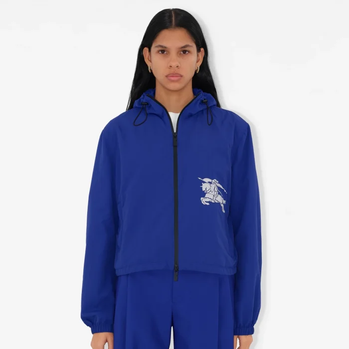 NIGO Burberry  Women‘s Spring and Autumn Solid Color Logo Printed Hooded Zipper Long Sleeve Jacket #nigo72151