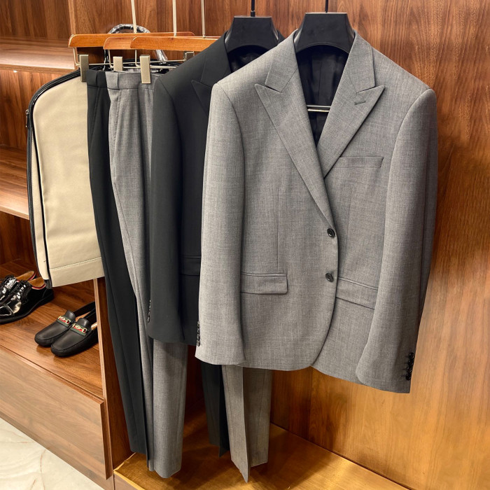 NIGO Dior Men's Spring And Summer Fashion Gentleman Wool Suit Jacket Casual Temperament Pants Suit   Ngvp #nigo8636