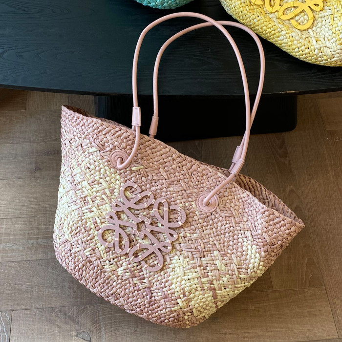 NIGO Loewe Summer Weaving Large Capacity Handbag Cowhide Strap Casual Fashion Shoulder Bags  #nigo72176