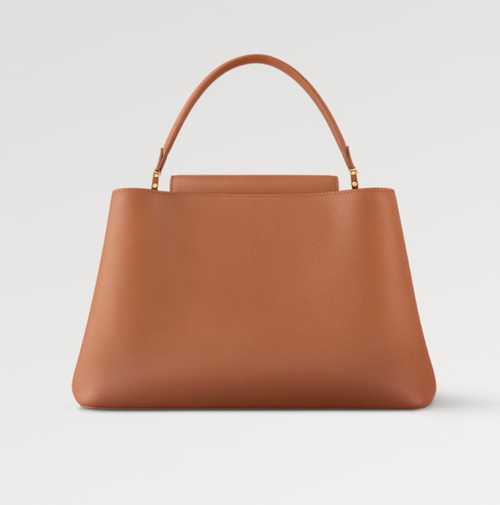 NIGO Louis Vuitton Women's CAPUCINES SOUPLE Large Handbag Casual Solid Color Leather Shoulder Crossbody Bag #nigo72185