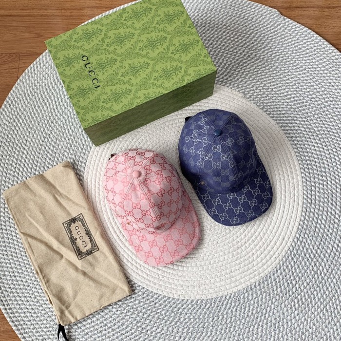 NIGO Gucci Women's Monogram Printed Solid Color Velcro Cotton Duck Hat Cap #nigo72226
