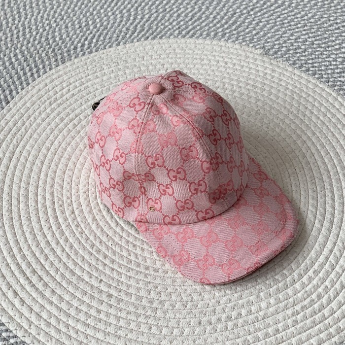 NIGO Gucci Women's Monogram Printed Solid Color Velcro Cotton Duck Hat Cap #nigo72226