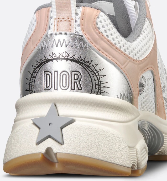 NIGO Dior Chrono Women's Colorblock Round Toe Mesh Fabric Lace-Up Sneakers Shoes #nigo72239