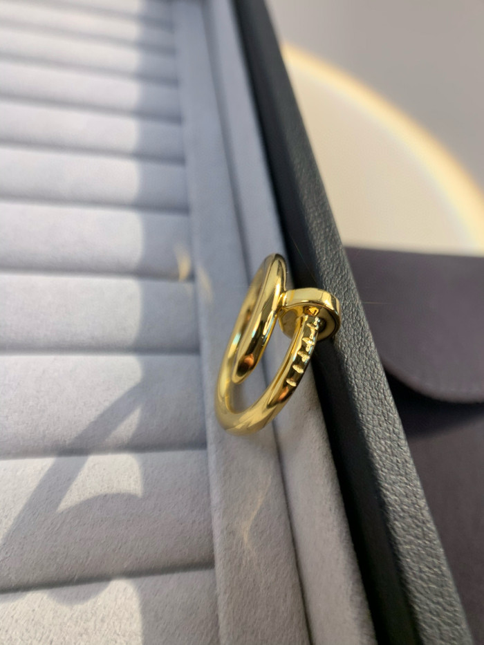 NIGO Cartier Juste un Clou Men's and Women's Nail Shape Gold Ring Jewelry #nigo72229