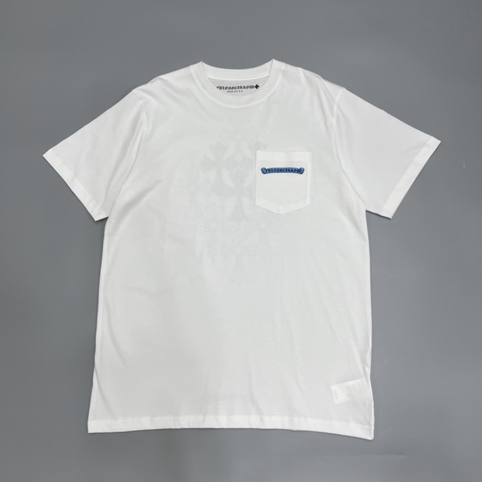 NIGO Chrome Hearts Men's and Women's Summer Neckline Sanskrit Letter Round Neck Cotton Short Sleeve T-shirt #nigo72261